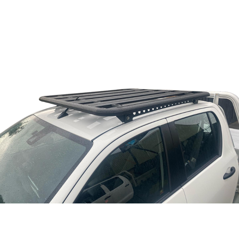 Ultimate Adventure Aluminium Flat Platform Dual Cab Roof Rack Suitable