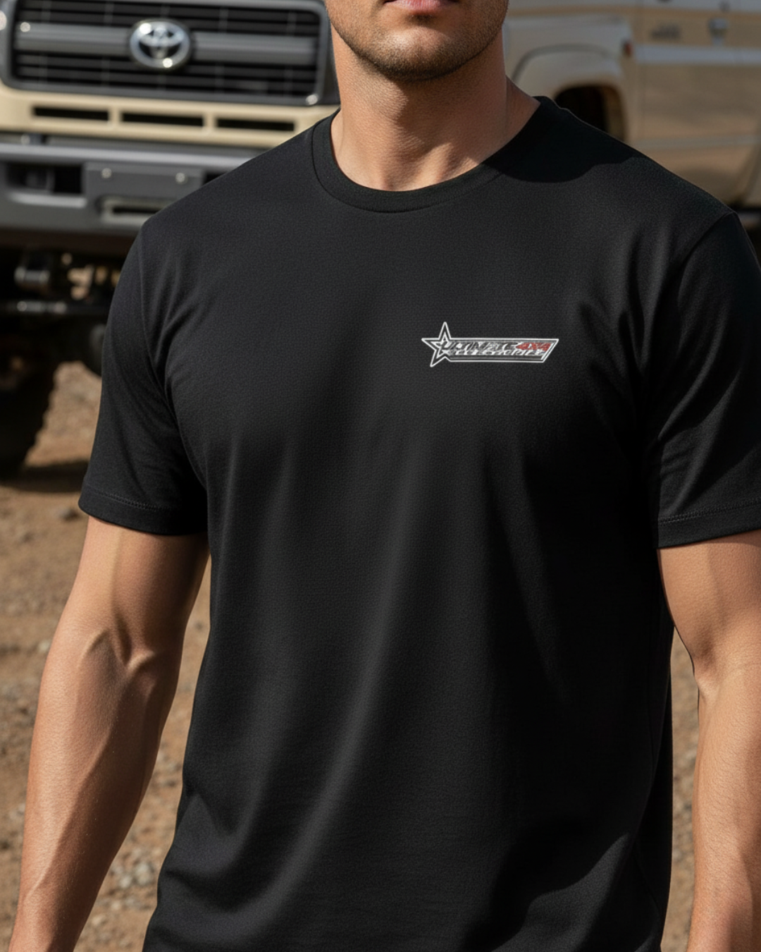 Ultimate 4x4 Adventure Black Shirt 100% Cotton DTF Print