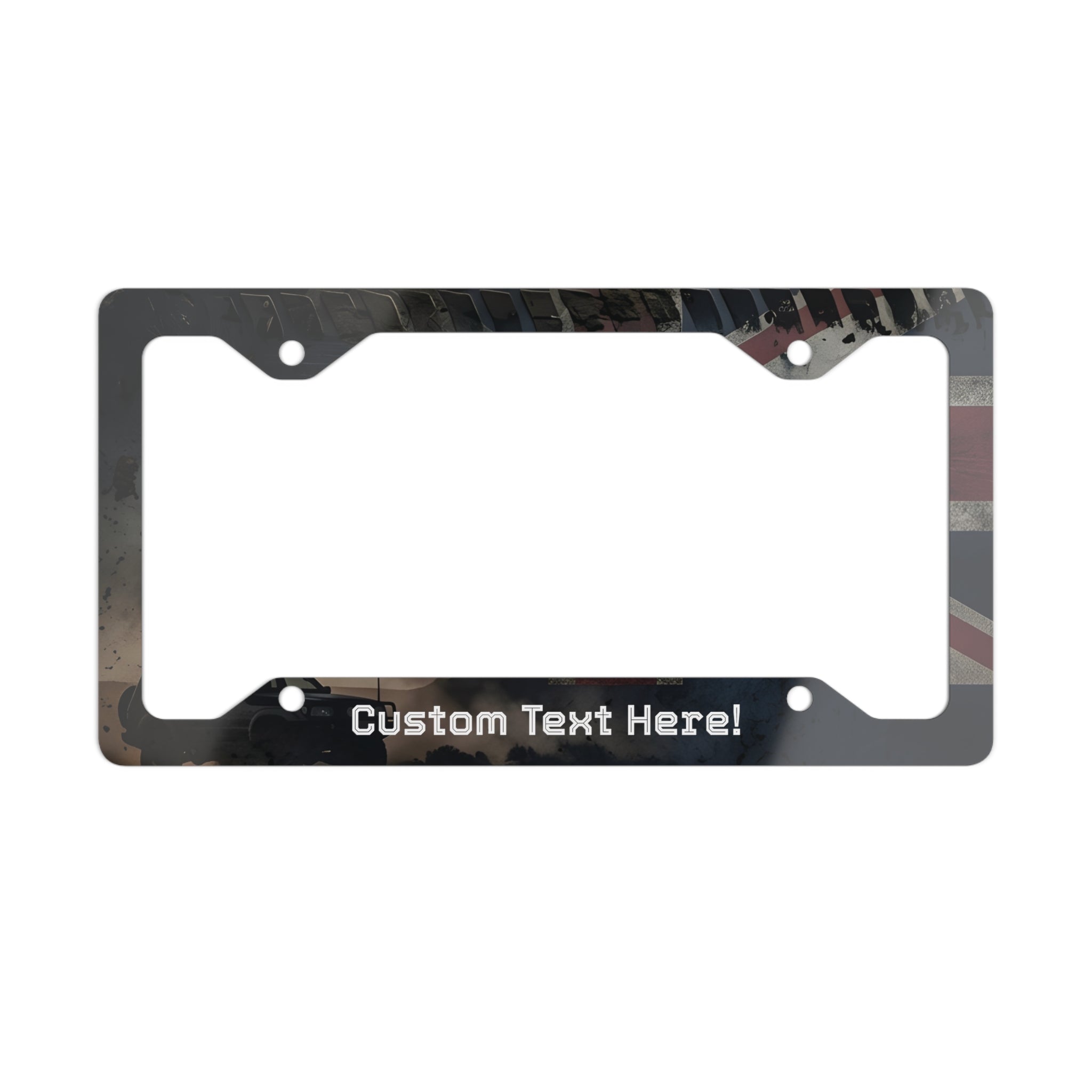 Australia Flag 4x4 License Plate Frame – Rugged Off-Road Design