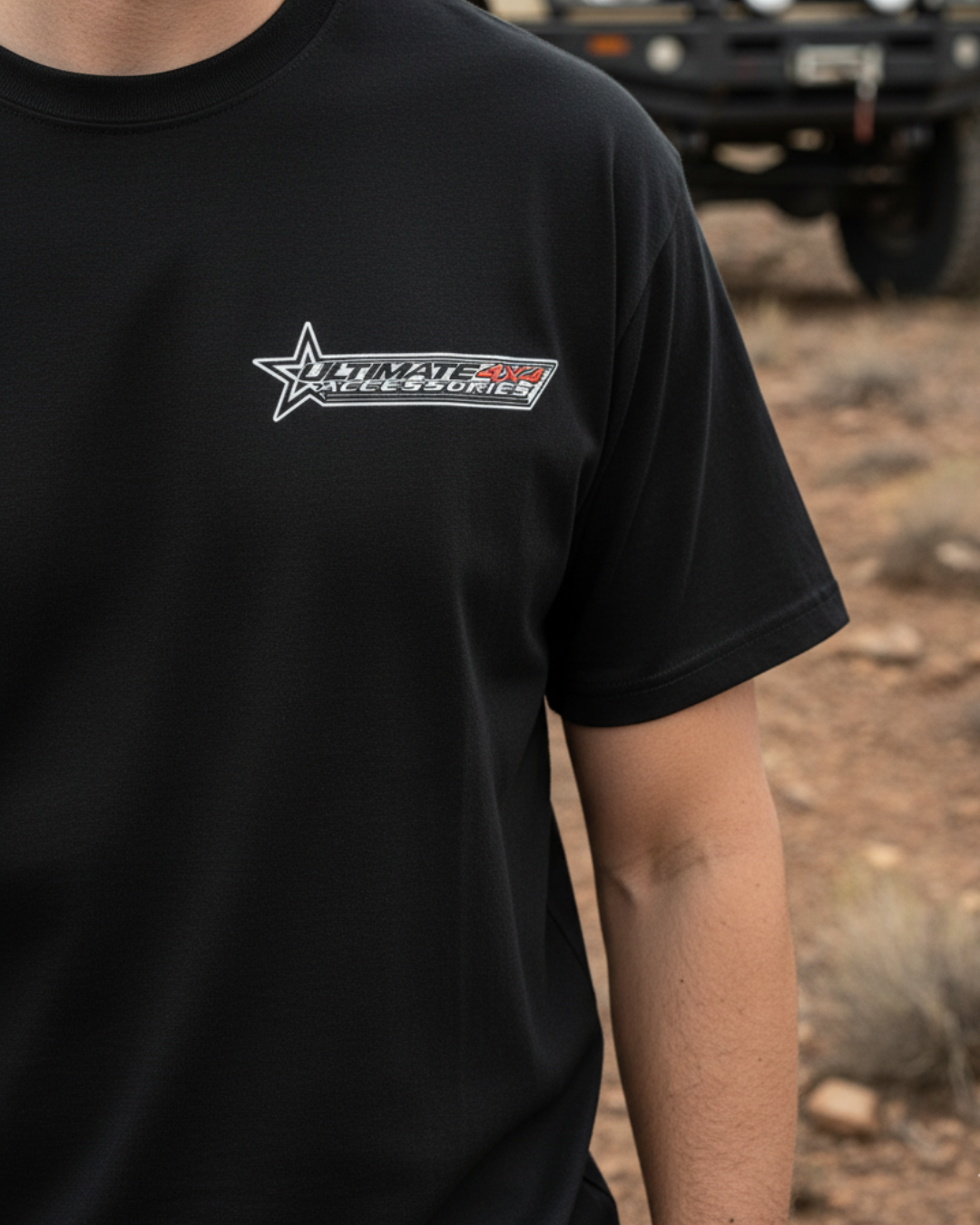 Ultimate 4x4 Adventure Black Shirt 100% Cotton DTF Print