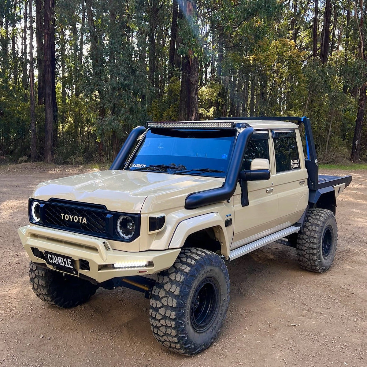 Toyota Landcruiser 76/78/79 Series 5" Twin Snorkels