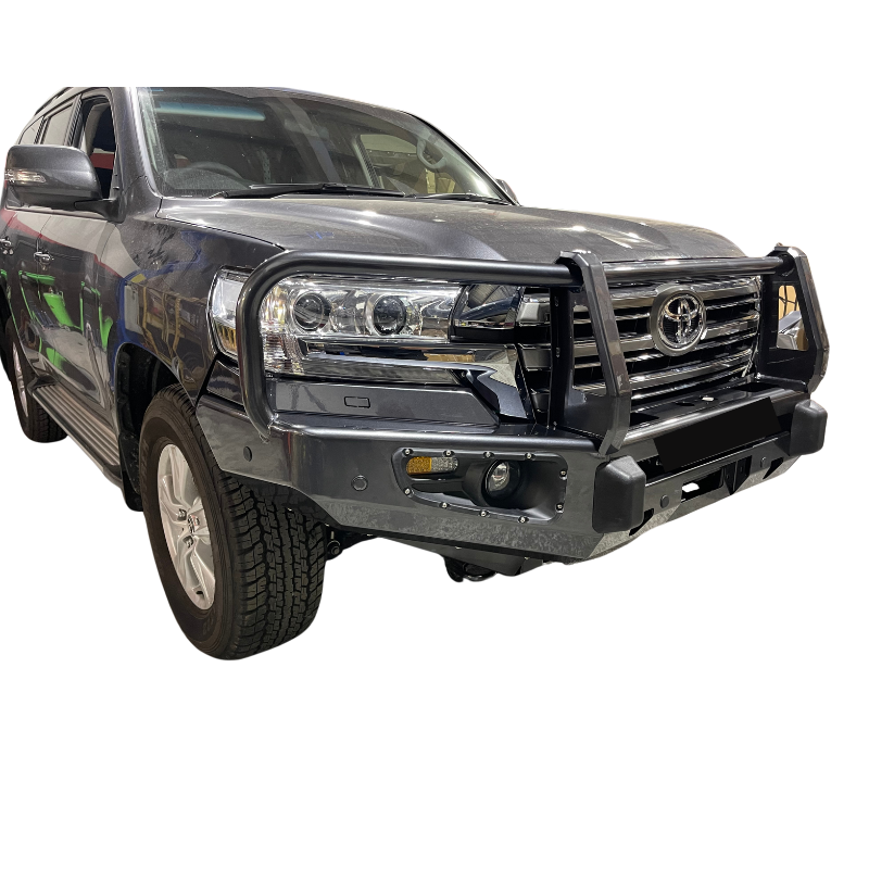 Front 3 Loop Bull Bar & Skid Plate Set Assembly Toyota Land Cruiser 200 Series 2016-2024