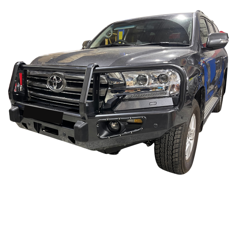Front 3 Loop Bull Bar & Skid Plate Set Assembly Toyota Land Cruiser 200 Series 2016-2024