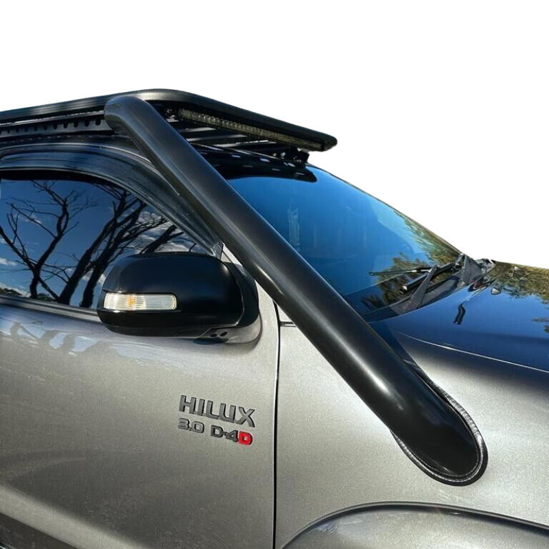Short Entry Snorkel Stainless Steel Black Suitable For Toyota Hilux N70 2005-2015
