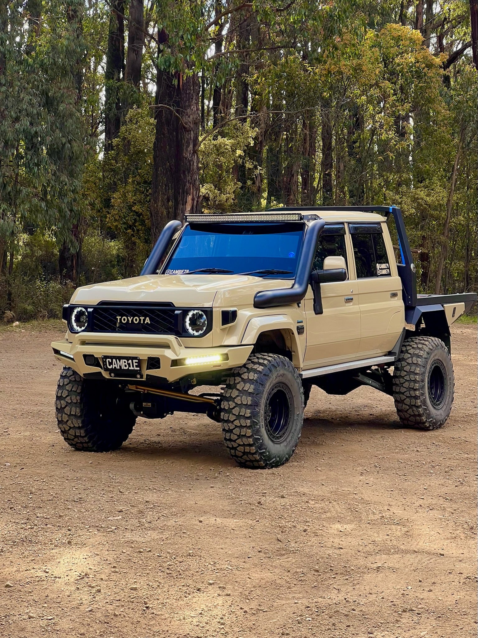 Toyota Landcruiser 76/78/79 Series 5" Twin Snorkels