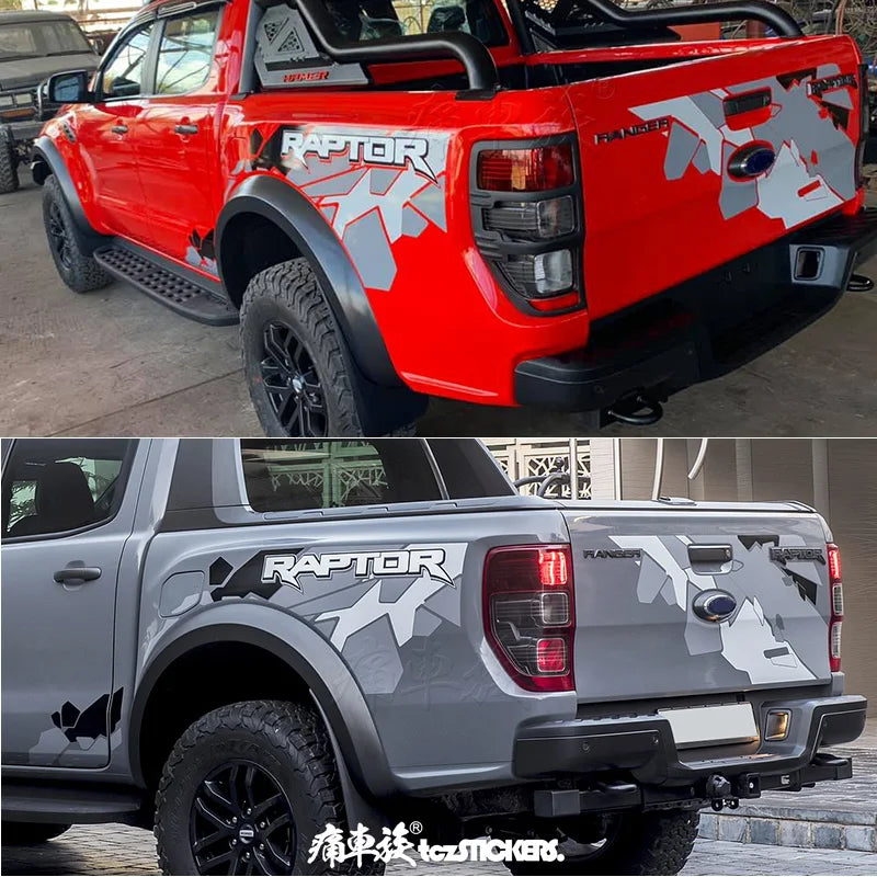 Ford Ranger Raptor Body Graphics Vinyl Decal Sticker Custom Off-Road Car Accessories
