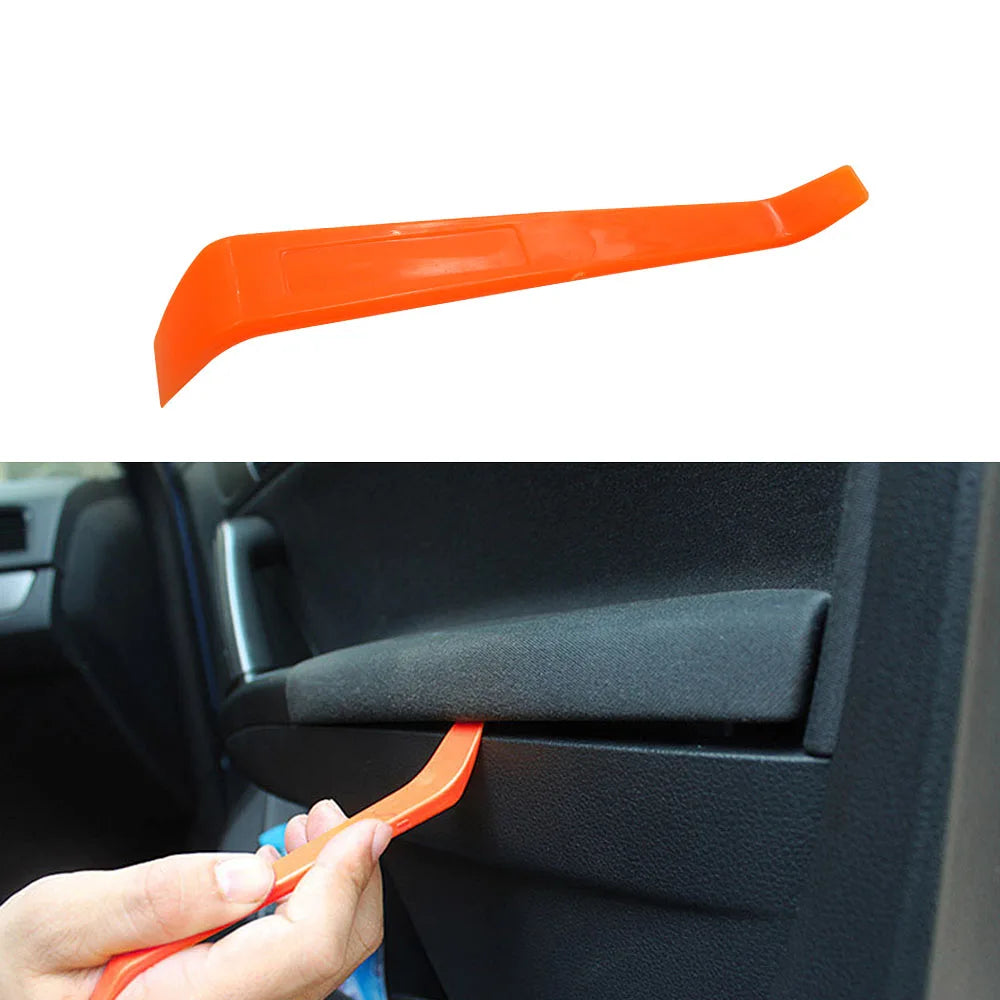 4-Piece Car Trim Removal Tool Kit – Panel, Clip, Dash, Door & Audio Pry Tools – Portable Auto Installer Set