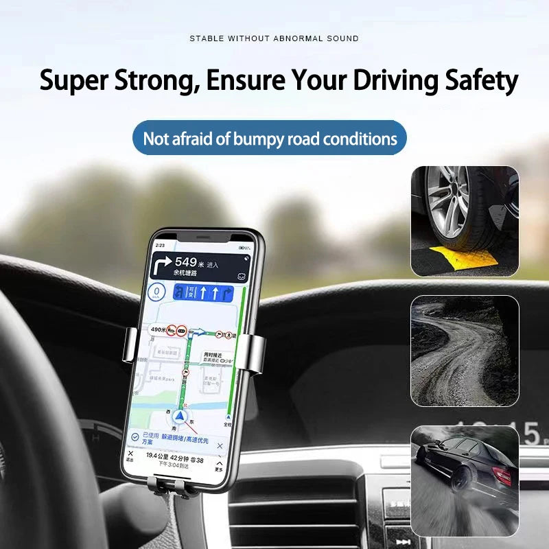 Car Phone Holder for Toyota Hilux 2017-2023 GPS Navigation Dash Mount Bracket Style