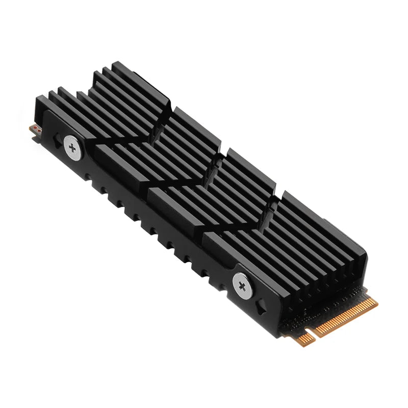 M.2 NVMe 2280 SSD Heatsink Cooler – Aluminum Alloy Heat Sink with Hollow Design & Thermal Silicone Pad for M.2 NGFF SSDsElectronics