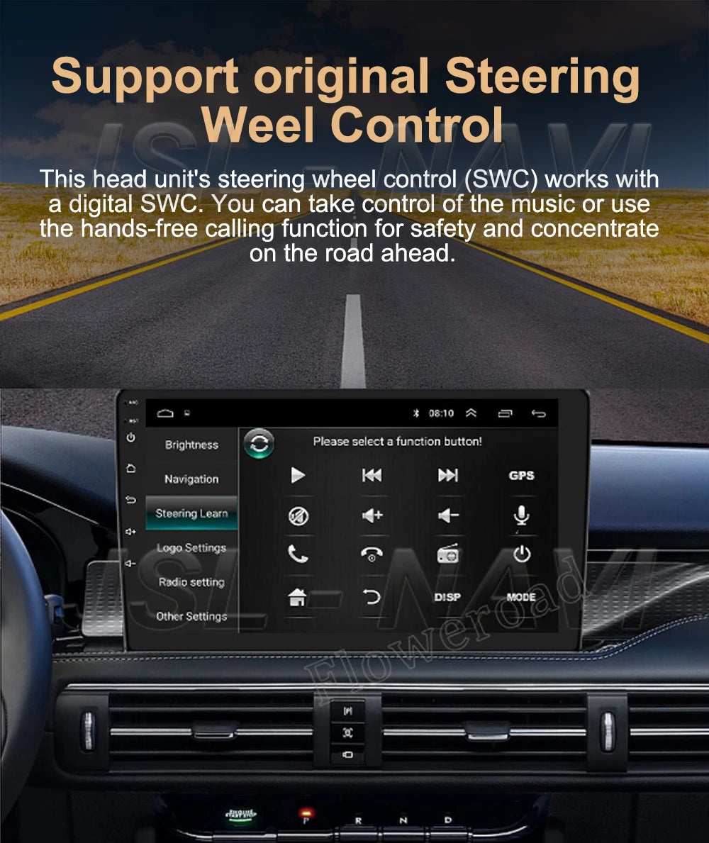 Android 15 Car Stereo GPS Multimedia Player for Toyota Hilux Revo/Vigo IMV (2016–2020) | Wireless CarPlay & Android AutoCar & Automotive Accessories