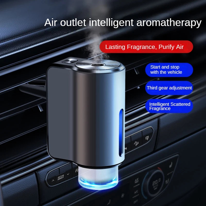 Smart Car Aromatherapy Diffuser – 3-Tone Scented Air Freshener & Intelligent Car Air Diffuser