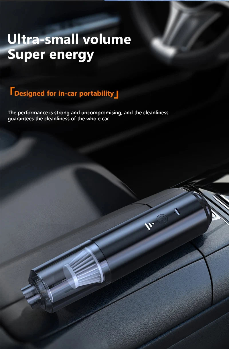 Xiaomi 4-in-1 Car Vacuum Cleaner Wireless Portable Handheld Mini Blower Home & Auto