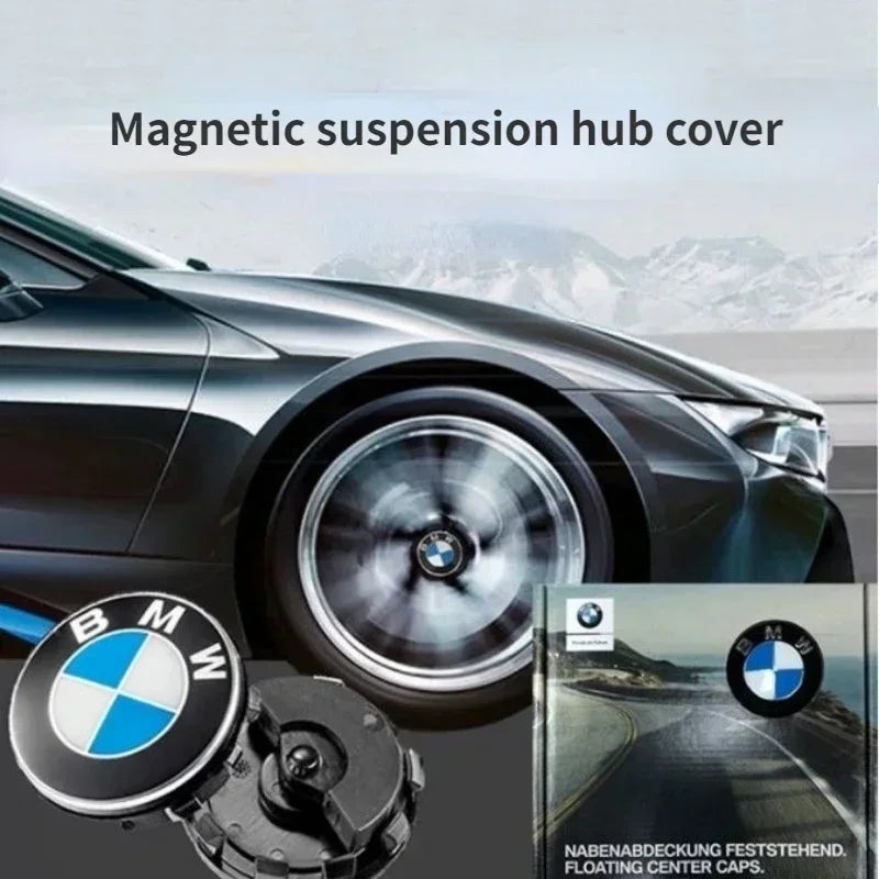 4PCS 56mm 68mm Floating Wheel Center Caps Fit BMW E39 E46 E60 F10 F30 X3 X5 G20