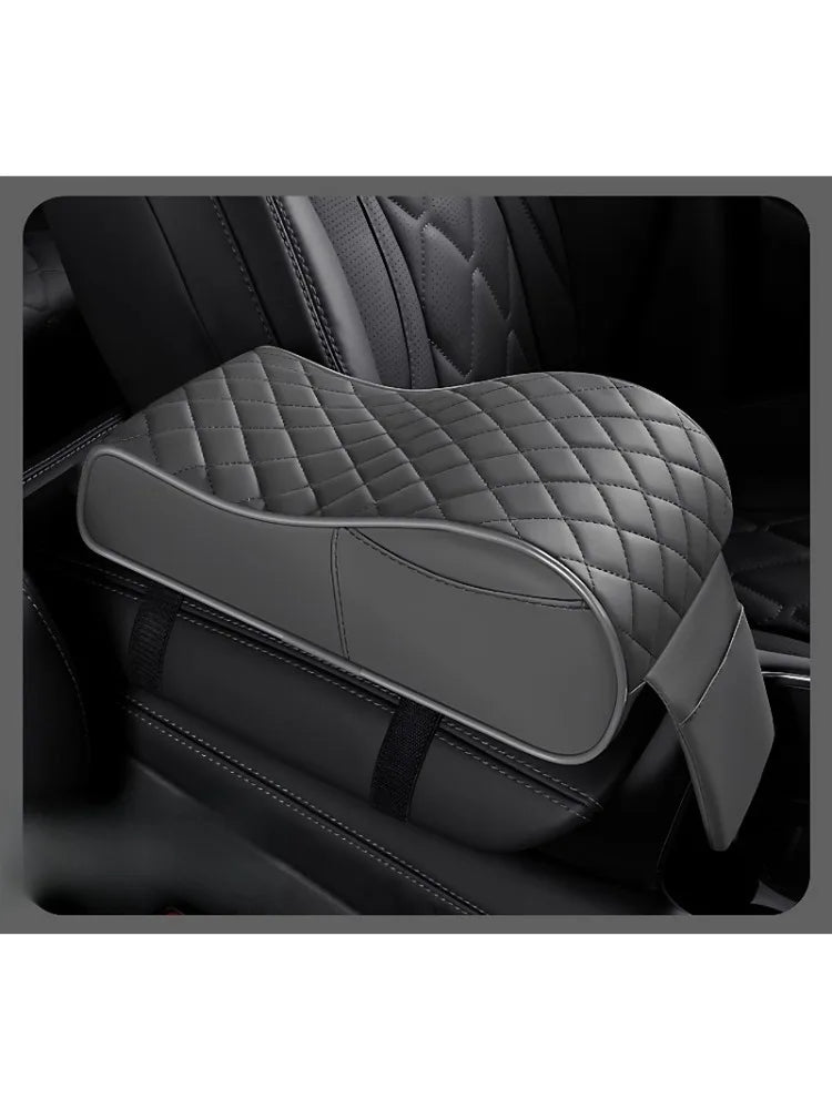 Universal Memory Foam Car Armrest Cushion – Elevated Center Console Pad with Ergonomic Support & Non-Slip Design