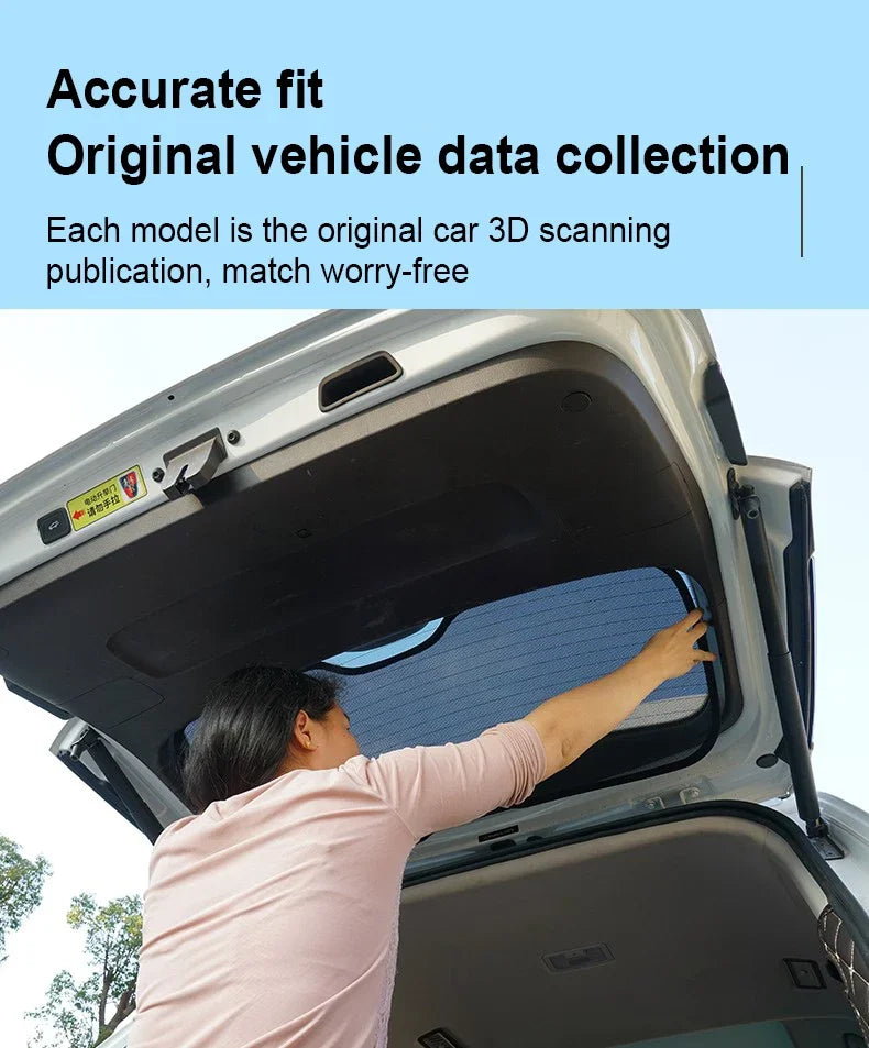 Custom Magnetic Car Window Sunshade for BMW X3 (2004-2010) – Front Windshield Mesh Curtain for 4-Door SUV