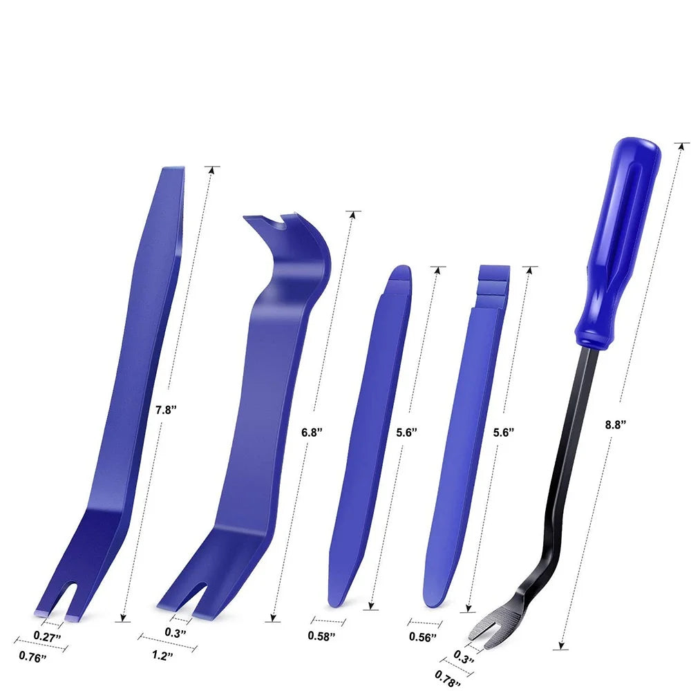 Car Hand Tool Set – Professional Car Disassembly & Interior Trim Removal Kit for Stereo, DVD, Dashboard & Plastic Panel Repair