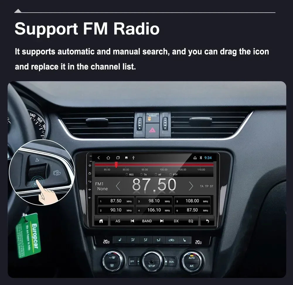 Android 16" Car Radio Multimedia GPS Navigation Player for Suzuki Vitara 2015–2020 | WiFi, Bluetooth, CarPlay, Touchscreen Autoradio