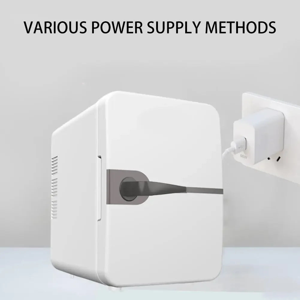 TAVALER 6L Mini Car Refrigerator USB Cooler & Warmer Portable Skin Care Fridge Home Use