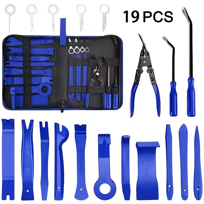 Car Hand Tool Set – Professional Car Disassembly & Interior Trim Removal Kit for Stereo, DVD, Dashboard & Plastic Panel Repair