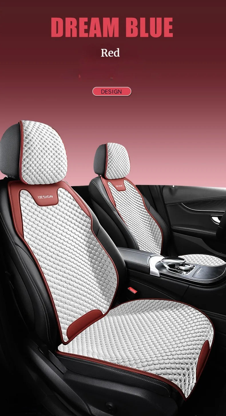 Ice Silk Car Seat Cushion – Breathable, Universal Fit, All-Season Comfort & Durability for Front Seats