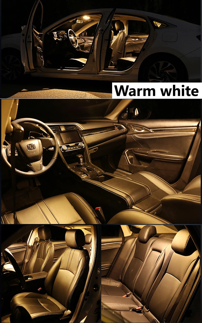 ZITWO 16PCS LED Interior Light Bulb Kit for Toyota Land Cruiser 80 Series (1990–1997) – Dome, Map, Reading Lights Upgrade