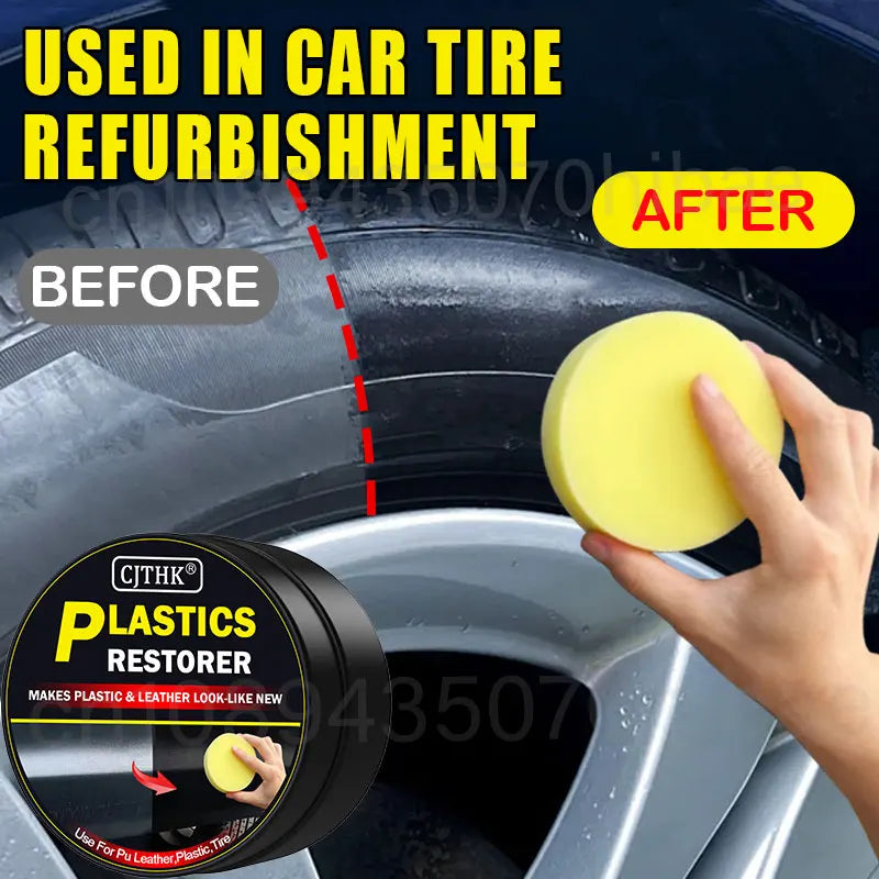 Ultimate Car Plastic & Trim Restorer – Back to Black High-Gloss Finish | Leather, Vinyl & Plastic Polish, Repair & Protection Coating