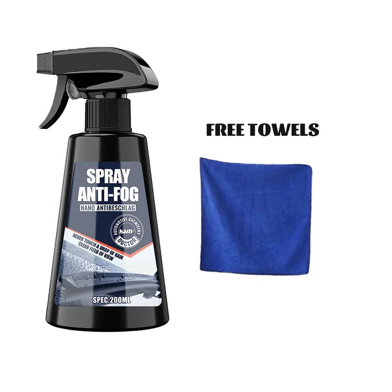 Car Glass Anti-Rain Spray Auto Water Repellent Coating Agent Waterproof Windshield Anti-Fog Cleaner