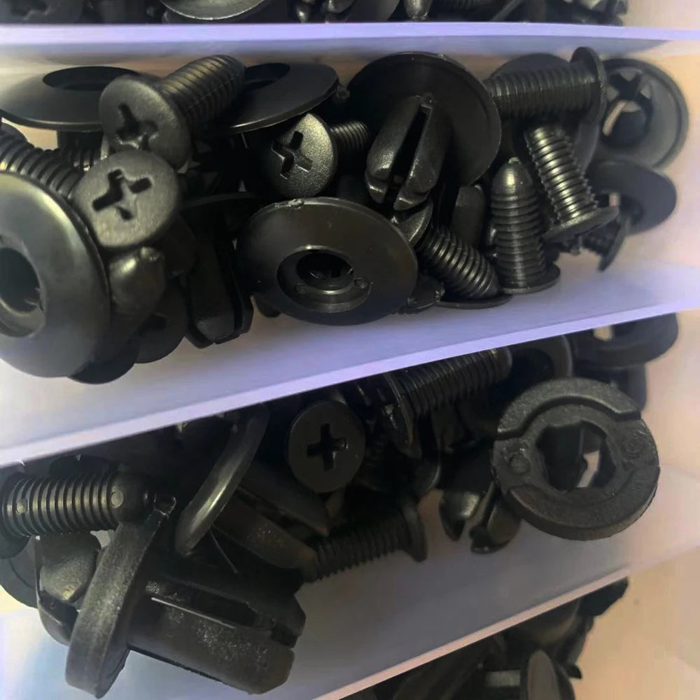 Universal Car Clips & Fasteners Kit – Retainer Pins, Rivets, Trim Panel Clips