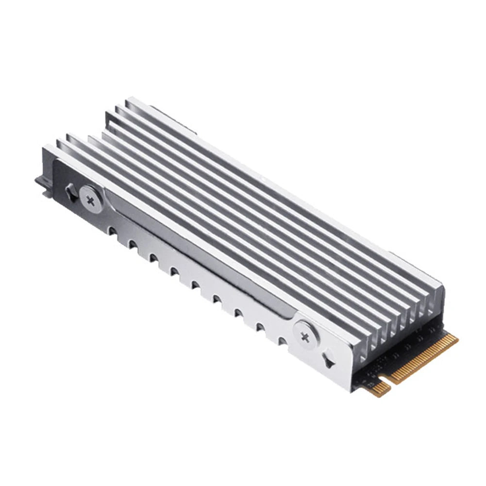 M.2 NVMe 2280 SSD Heatsink Cooler – Aluminum Alloy Heat Sink with Hollow Design & Thermal Silicone Pad for M.2 NGFF SSDsElectronics
