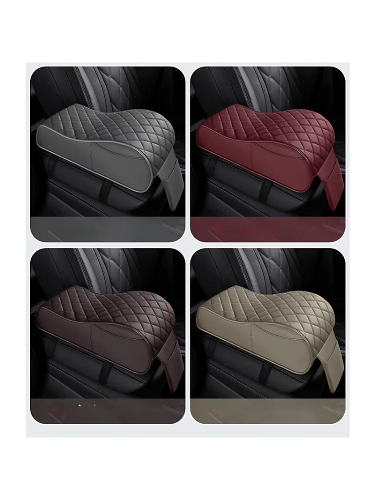 Universal Memory Foam Car Armrest Cushion – Elevated Center Console Pad with Ergonomic Support & Non-Slip Design