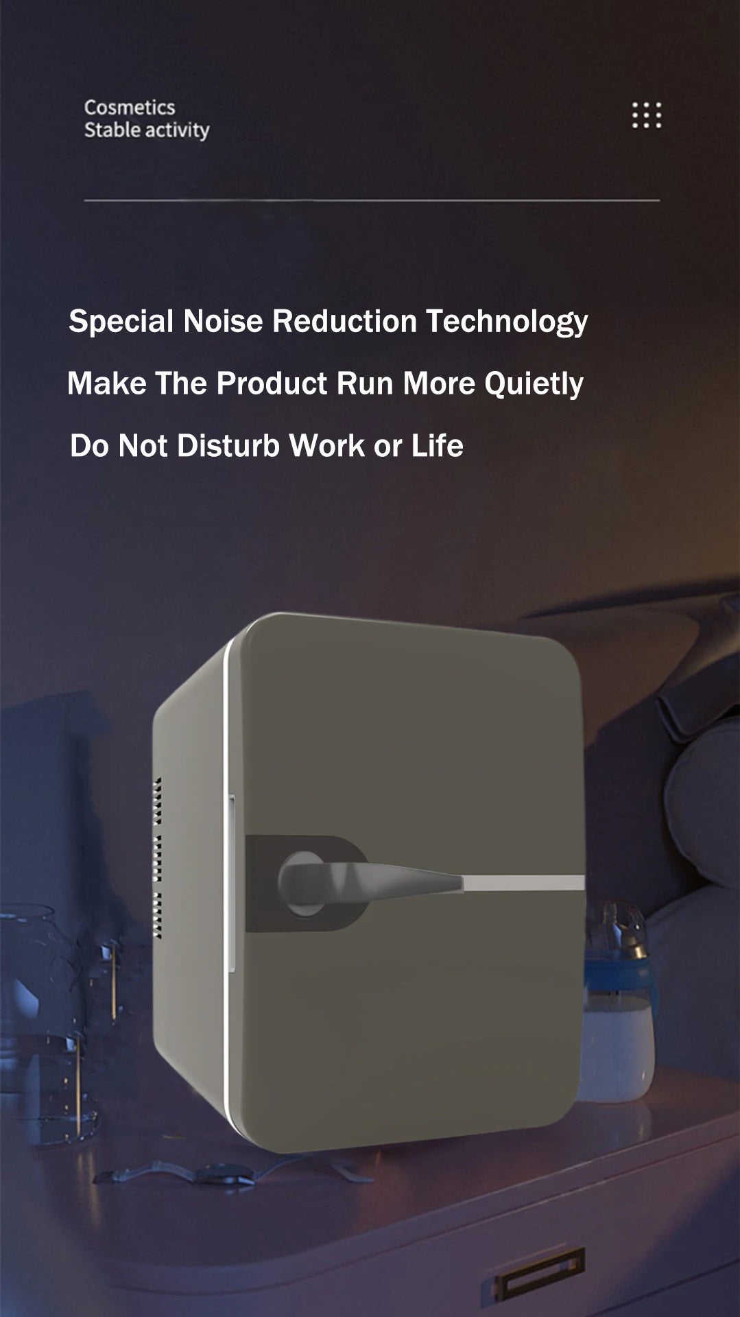 TAVALER 6L Mini Car Refrigerator USB Cooler & Warmer Portable Skin Care Fridge Home Use