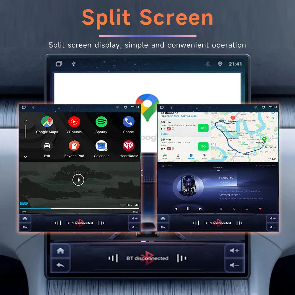 9.7" QLED Touchscreen Android 14 Car Stereo for Ford Ranger 2012-2015 | CarPlay, GPS Navigation, WiFi, Auto Radio Video Player