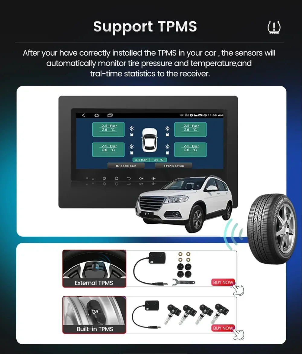 9" Android 13 Car Stereo for Toyota Land Cruiser LC70/LC79 (2007–2020) | Wireless CarPlay, Multimedia Player, DVD, Bluetooth, GPS NavigationCar & Automotive Accessories