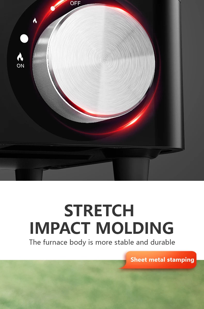 BISINNA 5800W High-Power Portable Camping Gas Stove – Outdoor Cassette Burner for Hiking, Trekking & Picnic