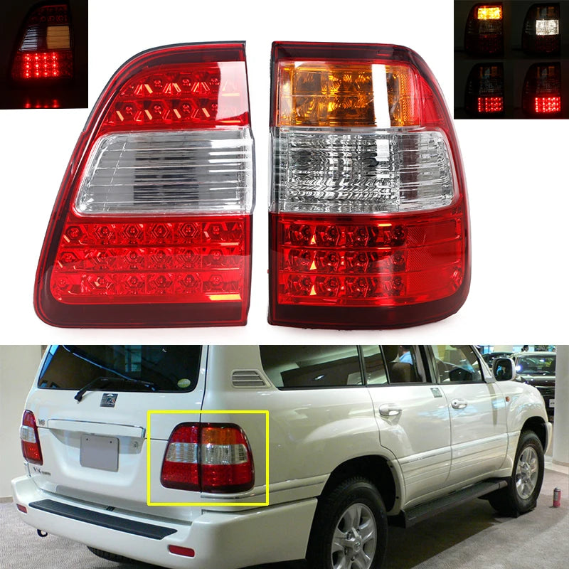 For Toyota Land Cruiser LC100 1998-2005 Rear Tail Light Brake Stop Reverse Lamp