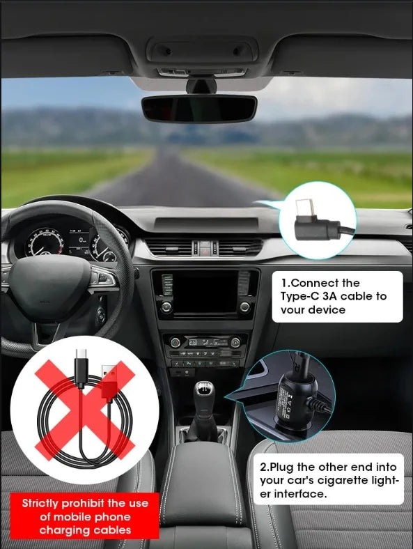 4K UHD Dash Cam Car DVR Camera WiFi GPS Night Vision Video Recorder 24H Parking