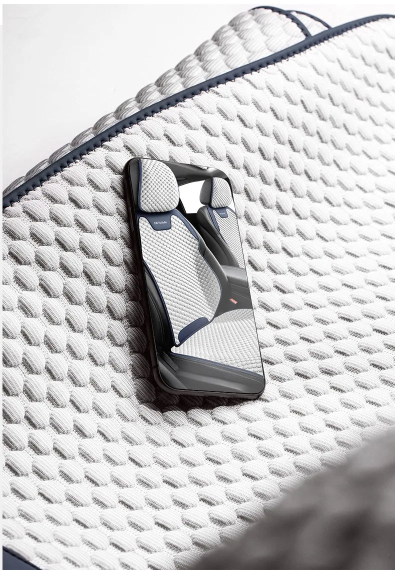 Ice Silk Car Seat Cushion – Breathable, Universal Fit, All-Season Comfort & Durability for Front Seats