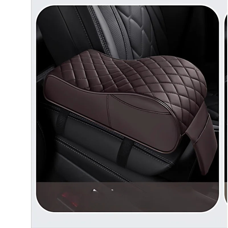 Universal Memory Foam Car Armrest Cushion – Elevated Center Console Pad with Ergonomic Support & Non-Slip Design