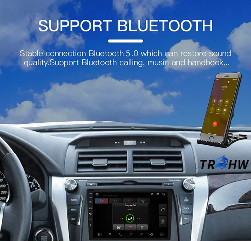 Android 13 2Din Car Stereo for Toyota Fortuner Hilux Revo Vigo 2007–2015 – GPS Navigation, CarPlay, Multimedia Video Player