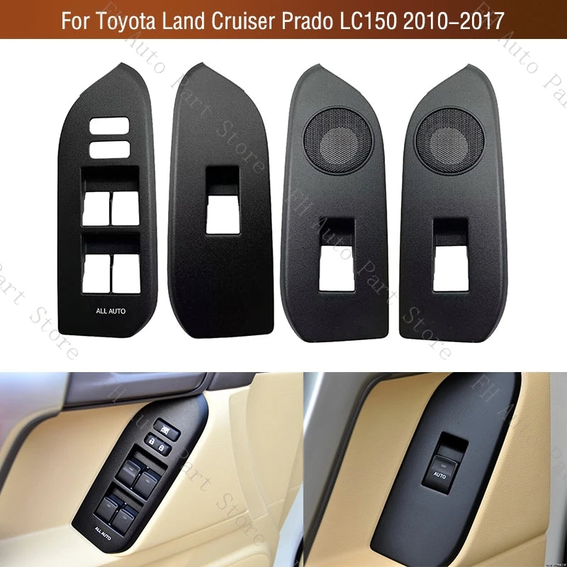 For Toyota Land Cruiser Prado 150 LC150 2010-2017 LHD Window Switch Cover Frame
