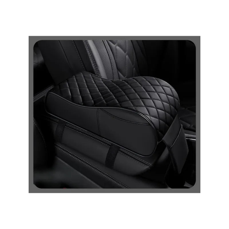 Universal Memory Foam Car Armrest Cushion – Elevated Center Console Pad with Ergonomic Support & Non-Slip Design