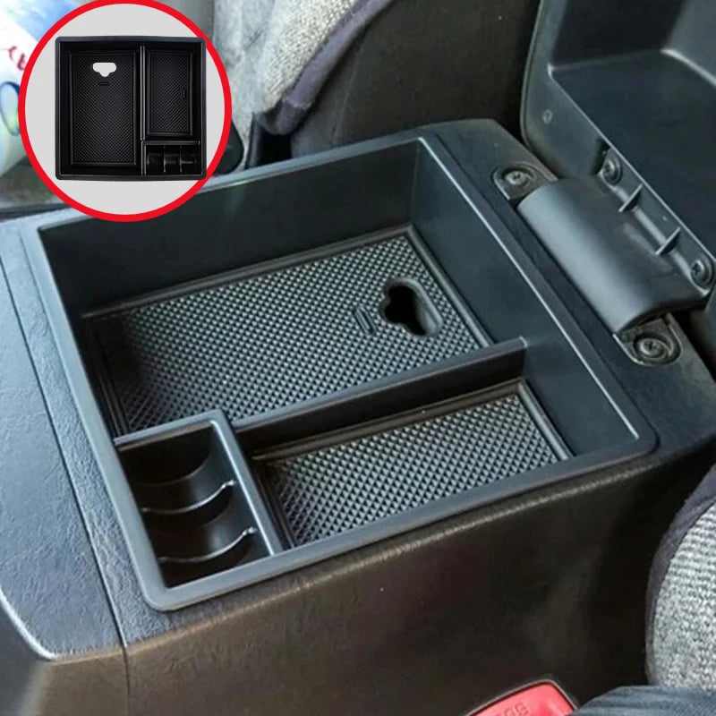 Hot Sale Car Center Console Armrest Storage Box Tray For Toyota Hilux VIGO Fortuner Innova 2004-2014 Armrest Center Storage Box