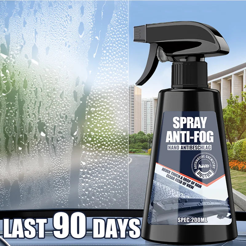 Car Glass Anti-Rain Spray Auto Water Repellent Coating Agent Waterproof Windshield Anti-Fog Cleaner
