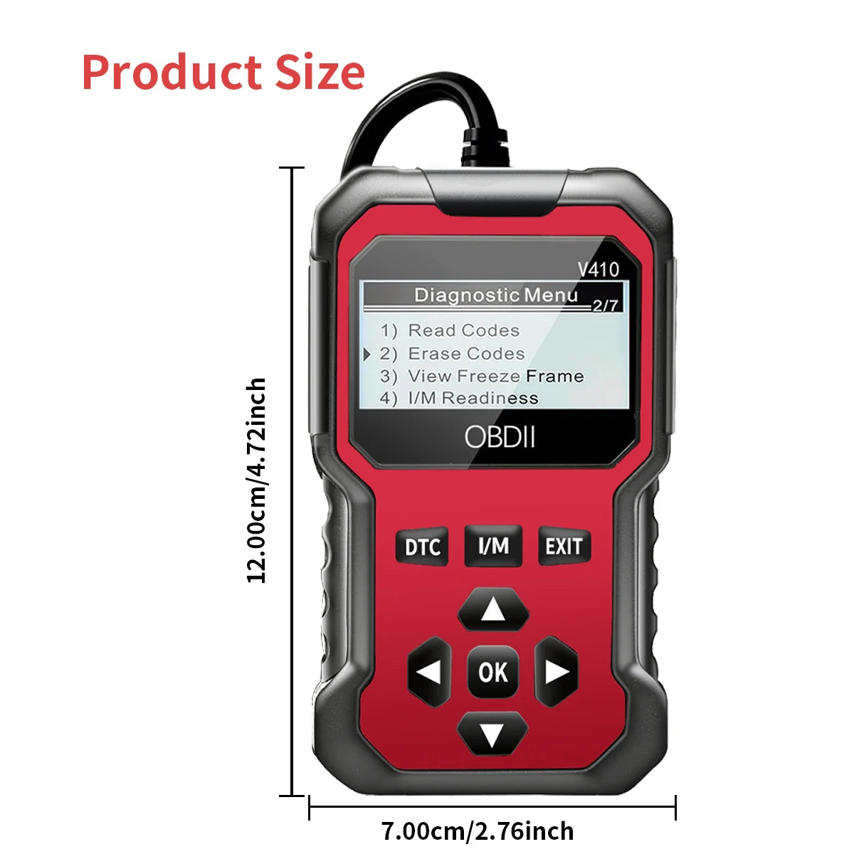 OBD2 Car Code Reader & Engine Diagnostic Scanner β Compatible with All OBDII Vehicles 1996+