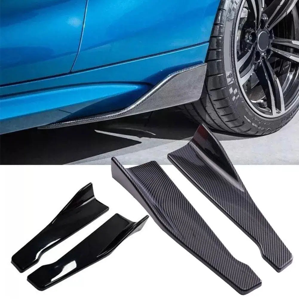 Universal 48CM Car Bumper Lip Splitter Diffuser Protector Strip Front Rear Spoiler