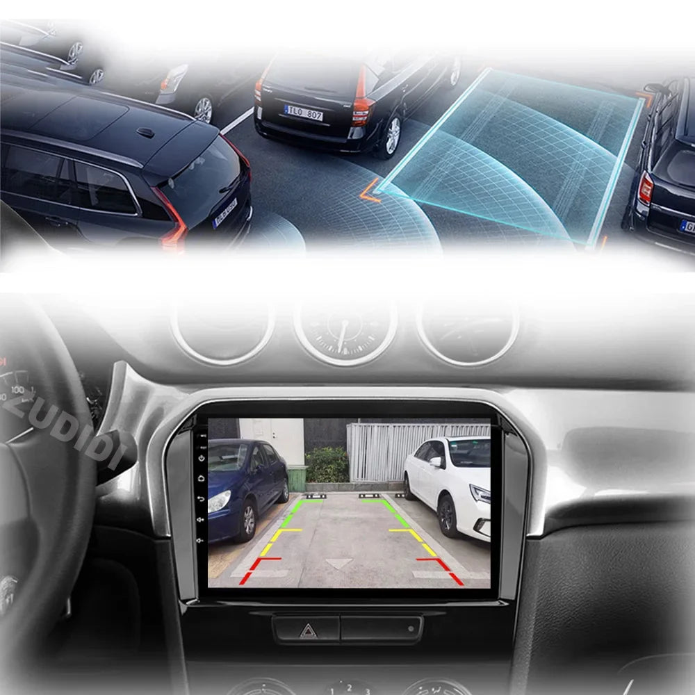Android 16" Car Radio Multimedia GPS Navigation Player for Suzuki Vitara 2015–2020 | WiFi, Bluetooth, CarPlay, Touchscreen Autoradio