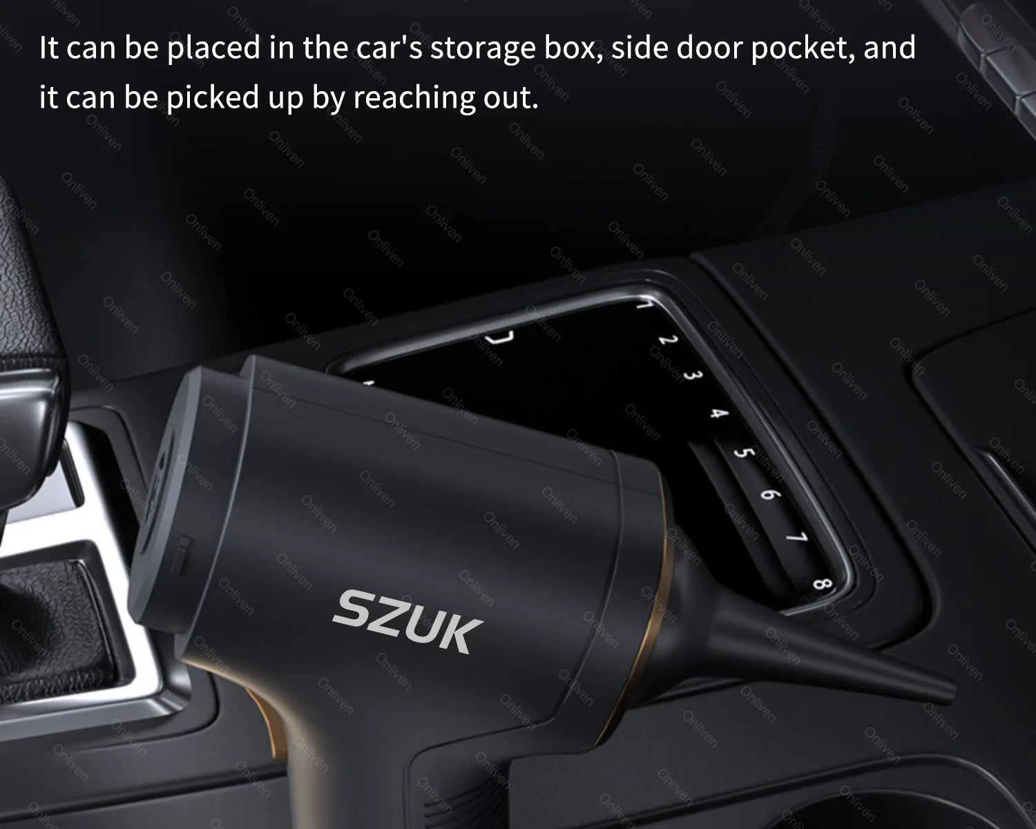 SZUK 98000PA Car Vacuum Cleaner Cordless Handheld Strong Suction Mini Portable Wireless