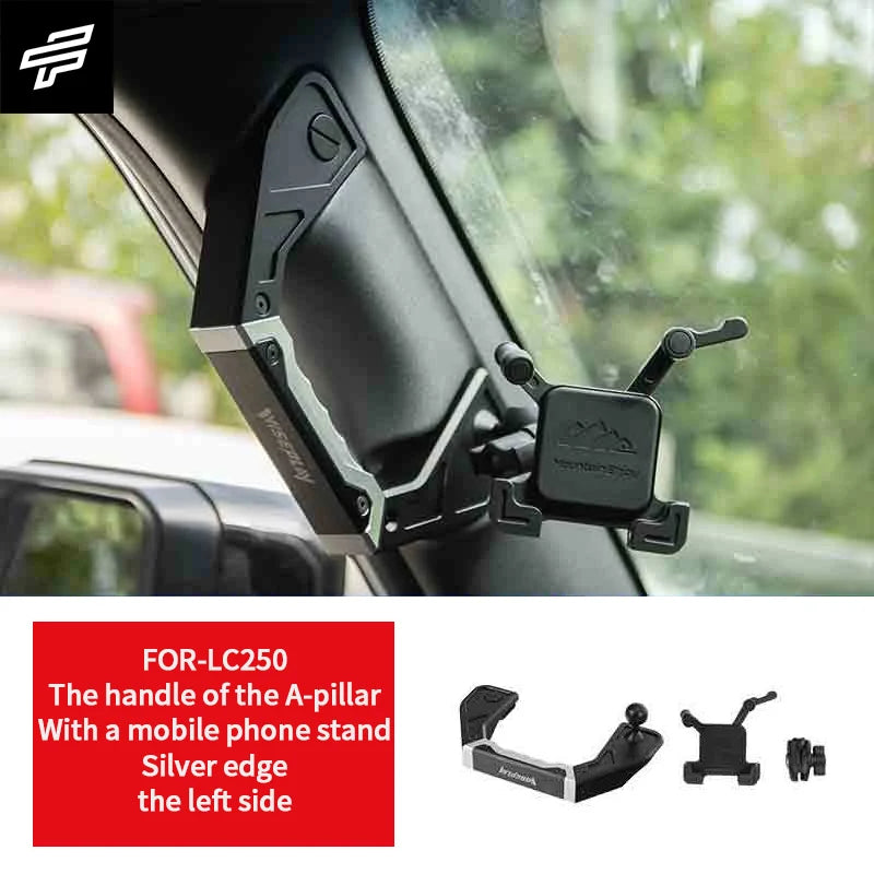 Toyota Land Cruiser Prado 250 LC250 2024+ A-Pillar Handle Phone Holder Camera Mount