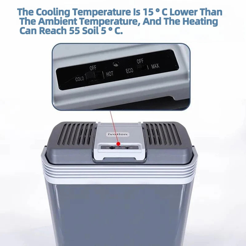 25L Car Refrigerator Cooler Warmer 12V 220V Mini Fridge for Truck RV Camping Travel