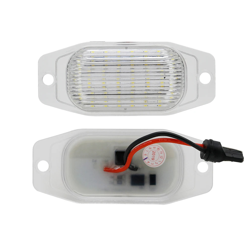 2PCS LED License Plate Lights for Toyota Land Cruiser FJ80 FJ Cruiser (XJ10, GSJ15) & Lexus LX450 1996–1998 – Super Bright Number Plate LampsCar & Automotive Accessories